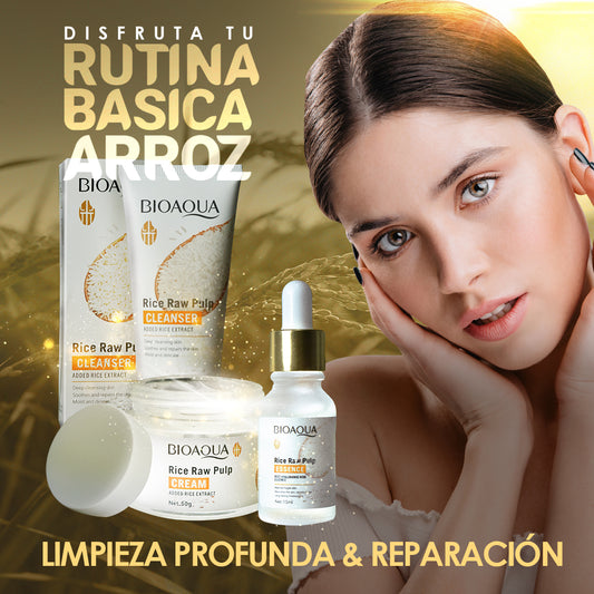 Combo Cuidado de la piel 3 en 1 | Crema + Gel + Serum
