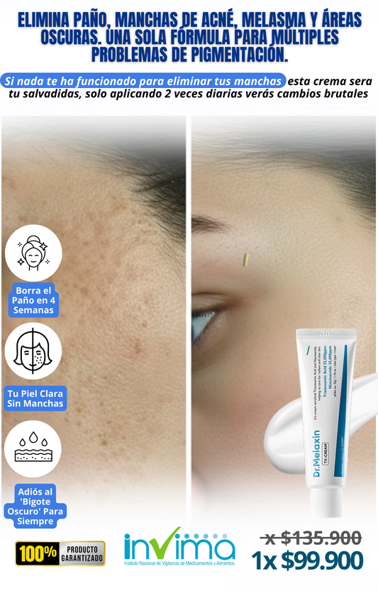 Crema Melaxin | Elimina paños y Manchas