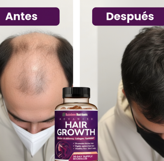 VITAMINAS PARA EL CABELLO HAIR GROWTH - Deten la calvicie