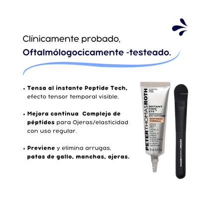 Gel rejuvenecedor Anti ojeras + Brocha