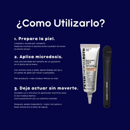 Gel rejuvenecedor Anti ojeras + Brocha