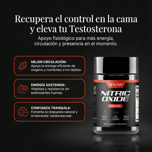 Snap Nitric Testo |  Recupera el control, sin miedo a fallar otra vez🍆