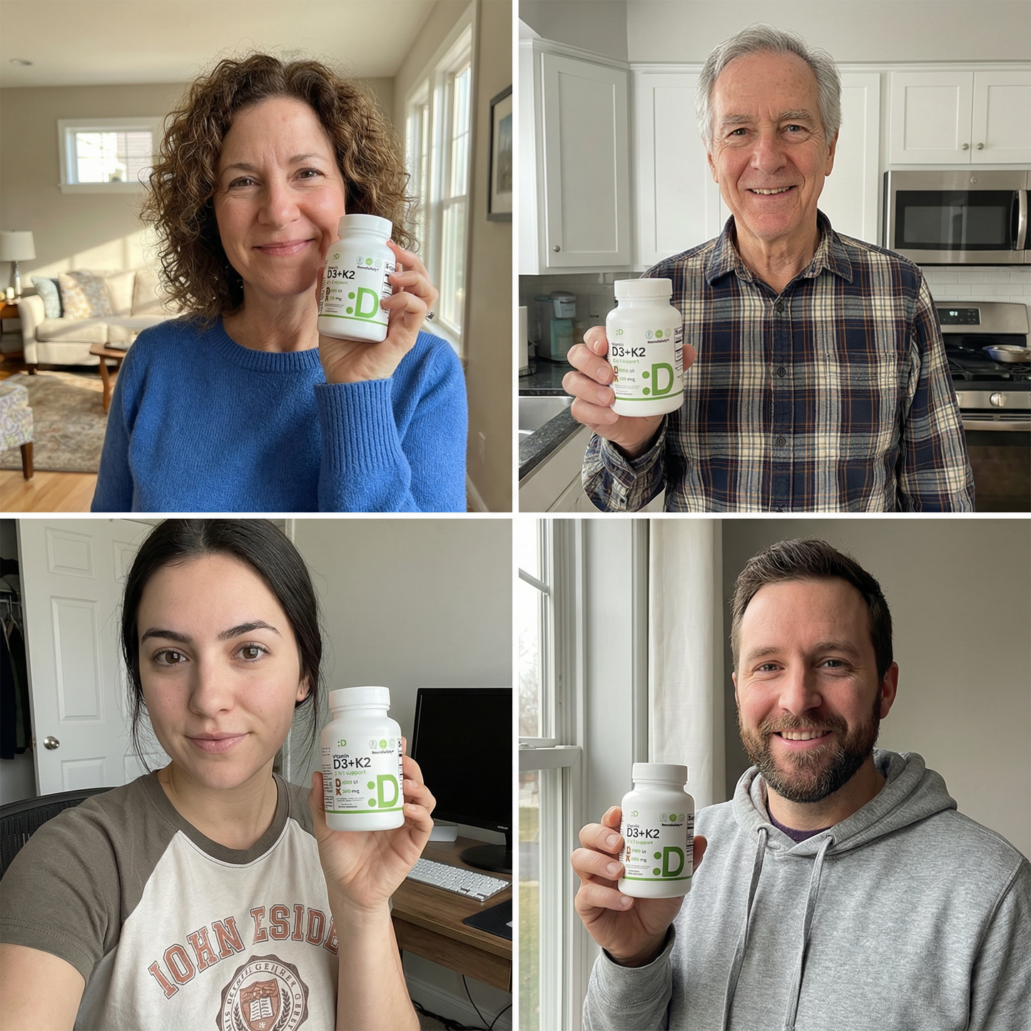 Vitamina D3 + K2 | Aliviate del dolor en la rodilla, las articulaciones y Manos