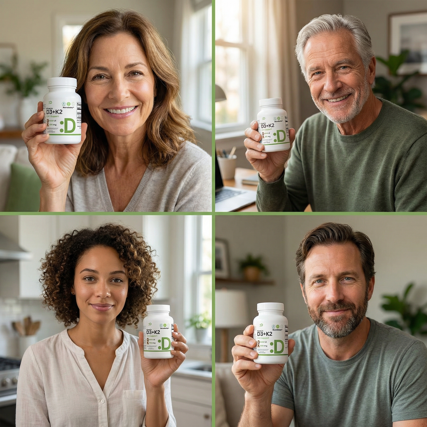Vitamina D3 + K2 | Aliviate del dolor en la rodilla, las articulaciones y Manos