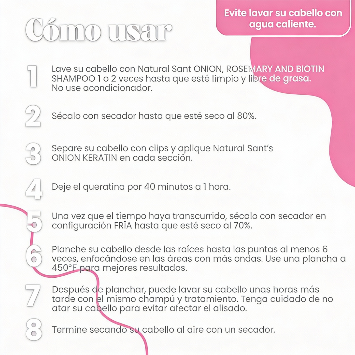 Keratina kit  3 en 1. Tratamiento capilar + Serum capilar + Bio serum en sachet